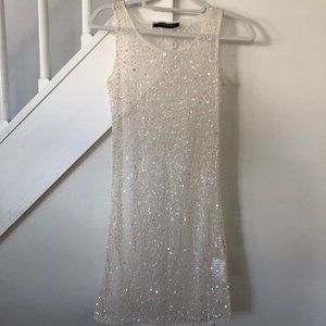 Yangzom Sheer Sequined Dress / Cover-Up - LIKE NEW